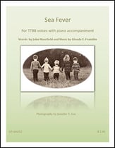 Sea Fever TTBB choral sheet music cover